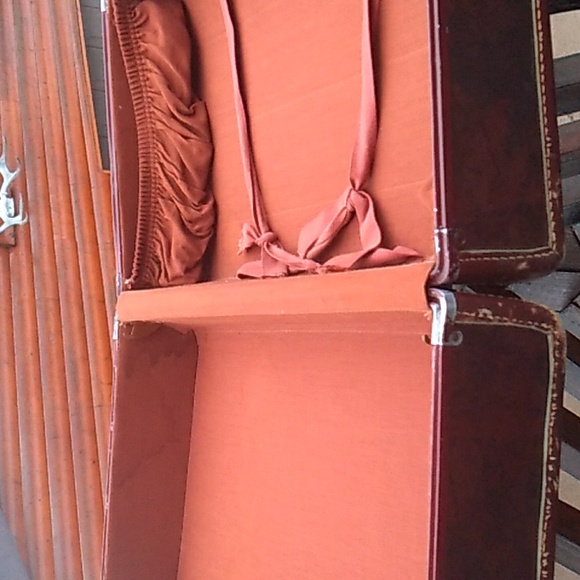 💼 Vintage Samsonite Suitcase, Leather Carry On Suitcase, Mid Century - Picture 12 of 16